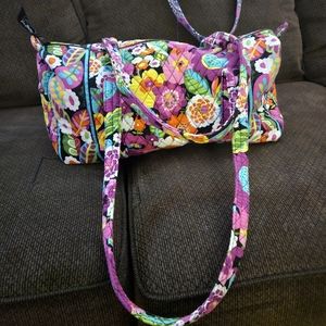 Vera Bradley Va Va Bloom Large Duffel Bag Quilted
